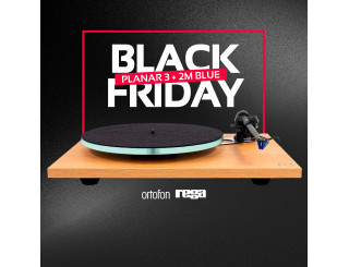 Planar 3 Wood Turntable - 2M Blue - Black Friday Edition