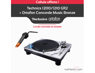 Platine vinyle Technics 1200 GR2 avec 2M Bronze