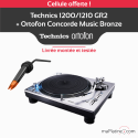 1200/1210 GR2 Technics turntable with Concorde Music Bronze