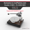 Acoustic Signature Double X Neo Makassar Turntable Package + TA-1000 Neo 9-inch Tonearm