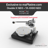 Acoustic Signature Double X Neo Makassar Turntable Package + TA-1000 Neo 9-inch Tonearm