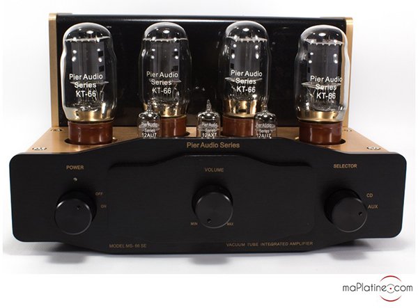 Pier Audio MS-66 SE vacuum tube integrated amplifier