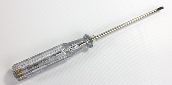 To phase audio devices - tester screwdriver