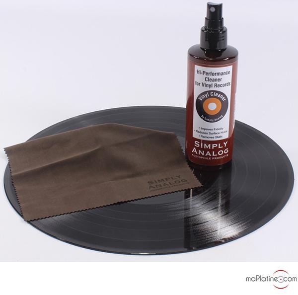 Simply Analog vinyl cleaner spray + microfiber