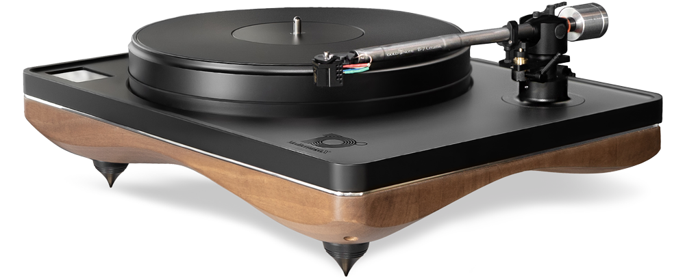 Gold Note Mediterraneo turntable handmade in Italy