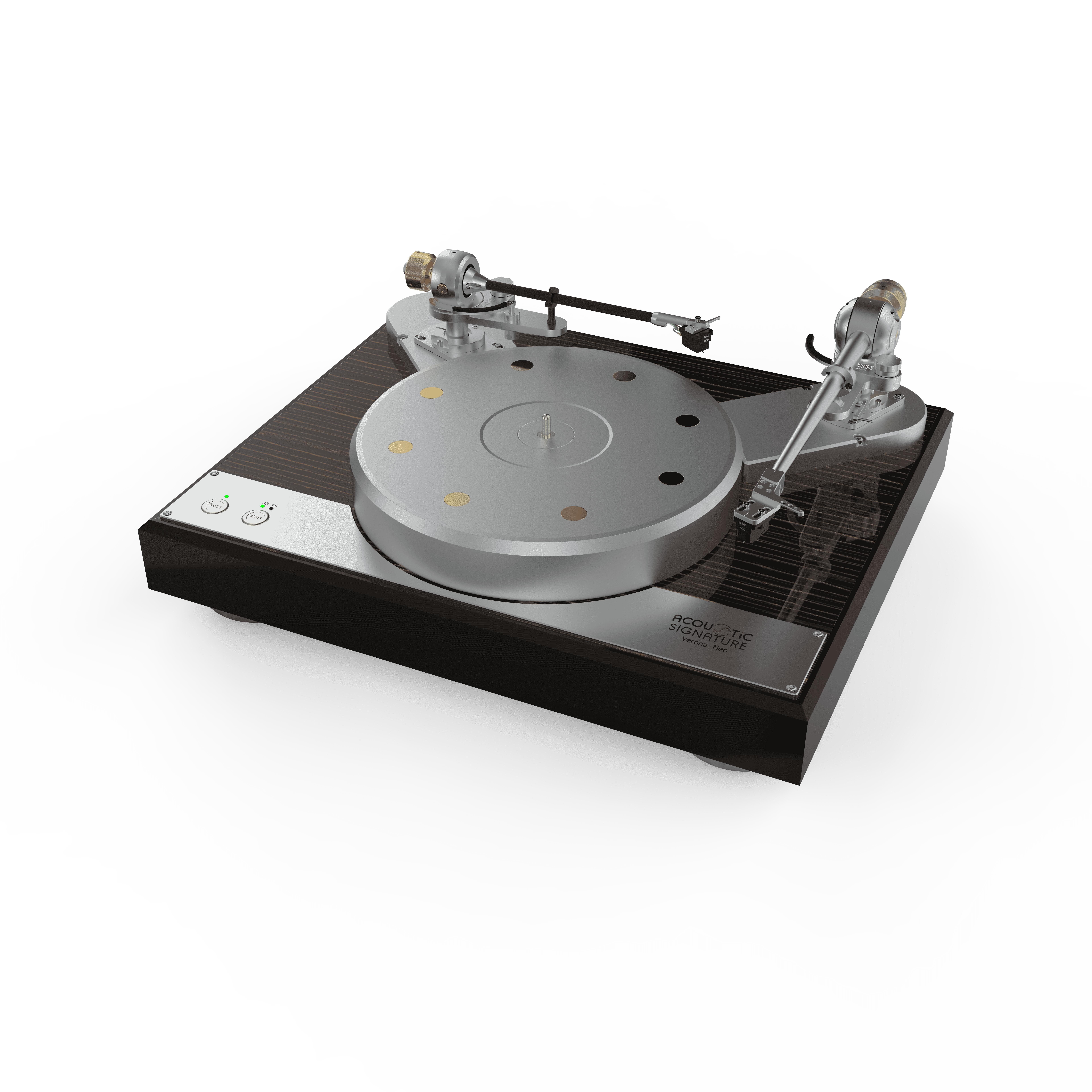 Acoustic Signature Verona Neo turntable in Makassar wood finish