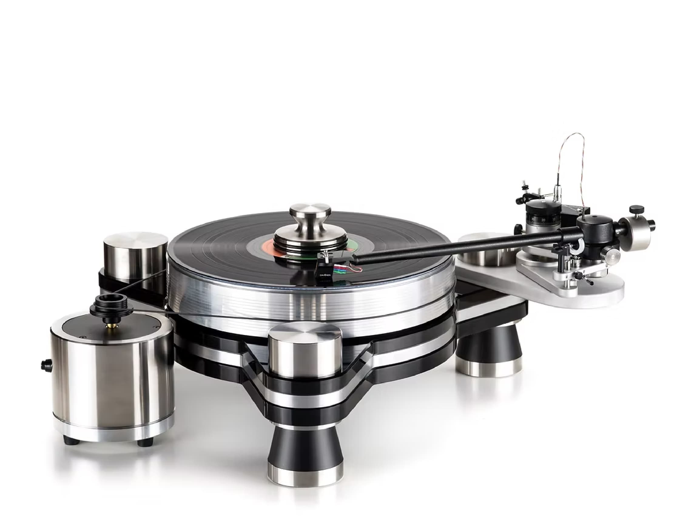 VPI Avenger turntable with acrylic tripod chassis and 12-inch JMW-12-3D tonearm