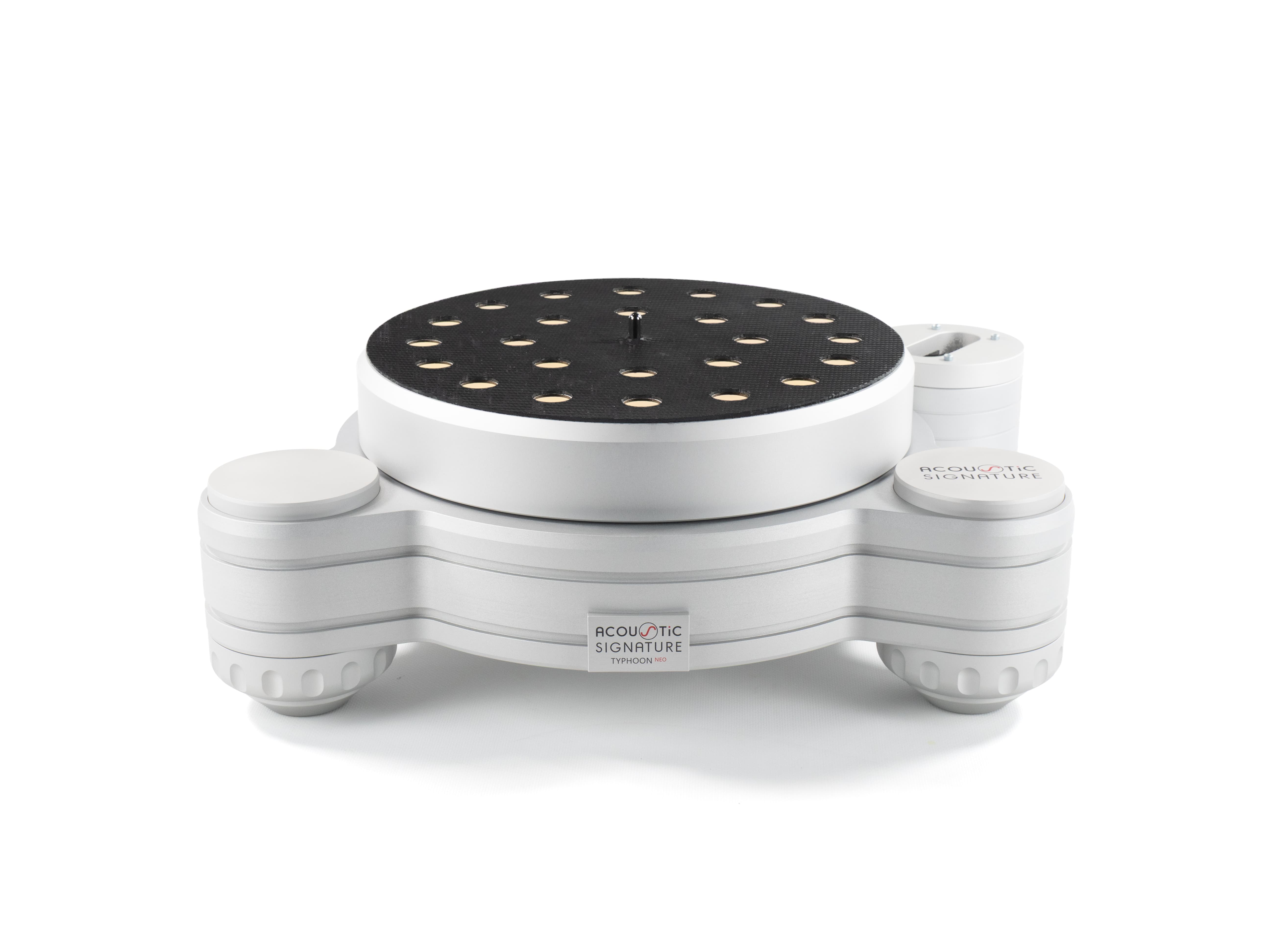 Acoustic Signature Typhoon Neo star-shaped turntable with solid aluminium plinth