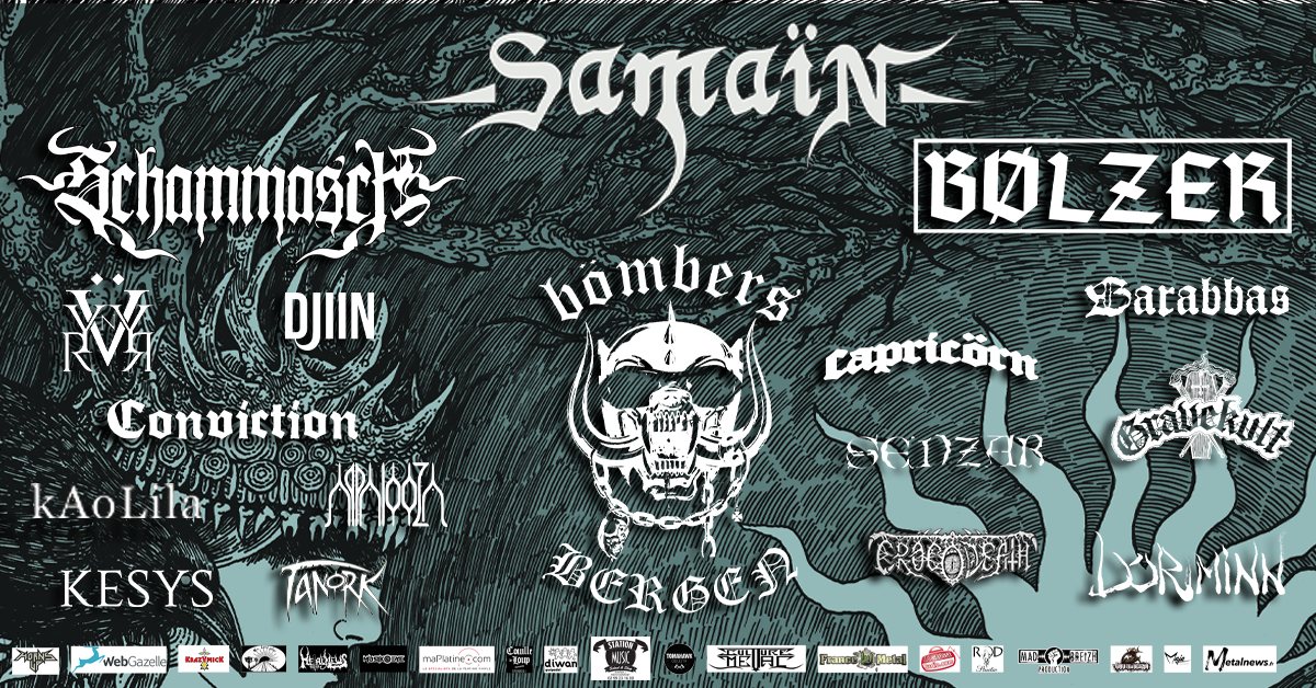 Affiche de présentation du Samaïn Festival
