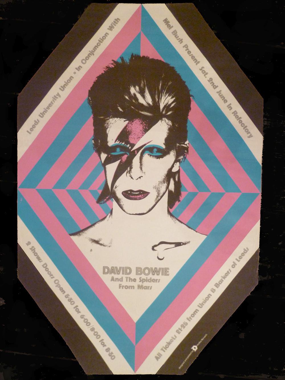 Découvrez les affiches rares des concerts de David Bowie
