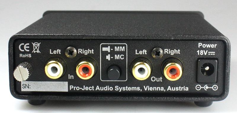 Préamplificateur phono Pro-Ject Phono Box DC