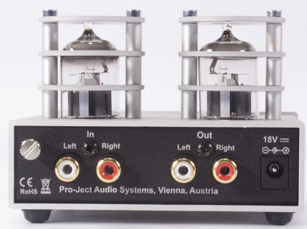 Pro-Ject Tube Box S2 Arrière de l'appareil
