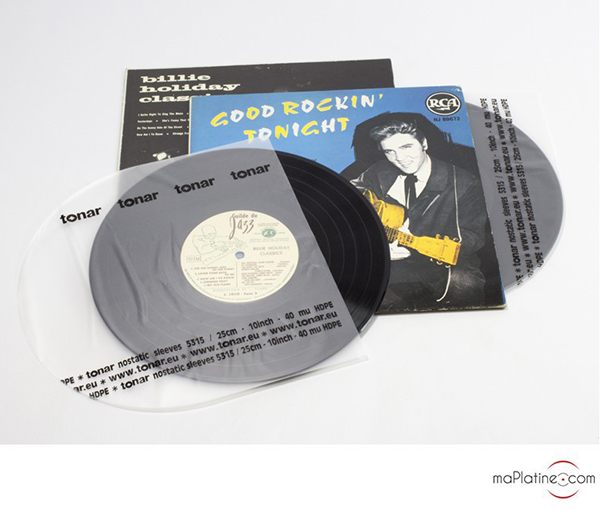 Pochettes intérieures Tonar pour disques vinyles 25cm