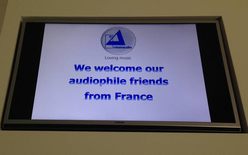 L'arrivée à l'usine Clearaudio