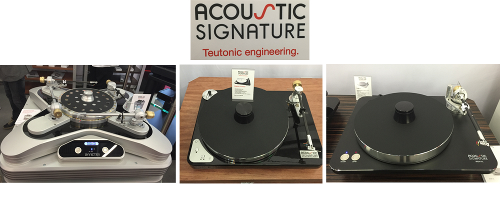 Acoustic Signature au salon High End Munich 2016