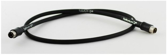 Câble de modulation Tellurium Q Black Din 5 broches pour Naim Audio
