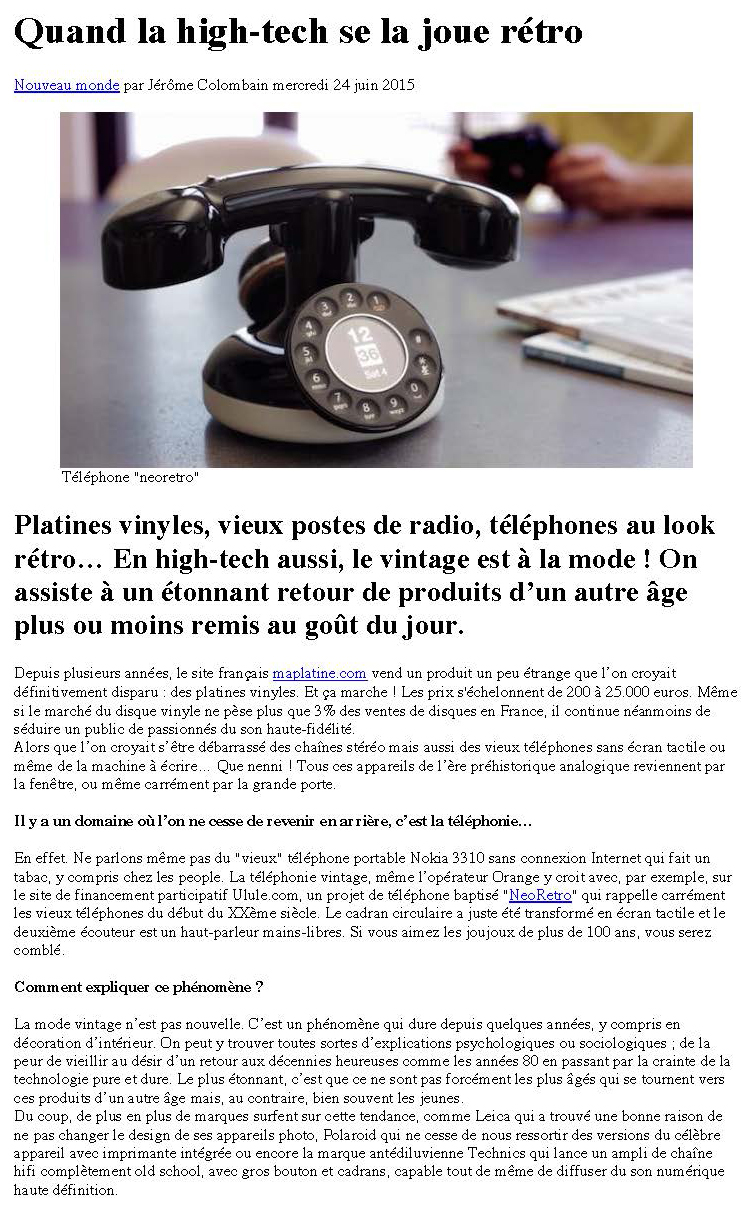 Article France Info
