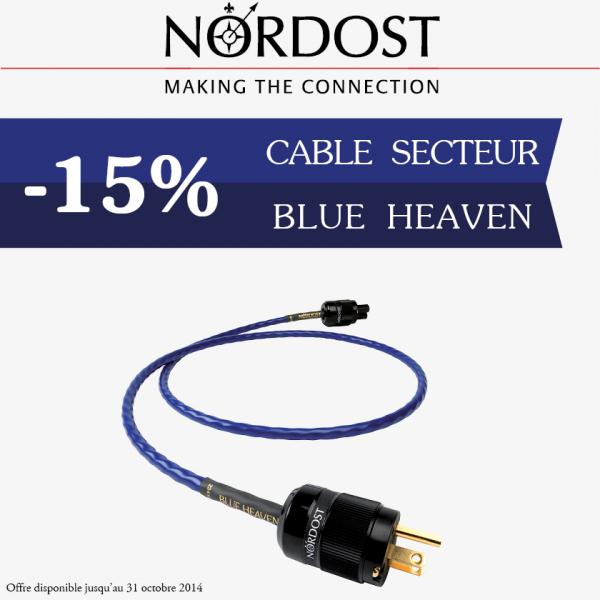 Offre Nordost sur le câble d'alimentation Blue Heaven