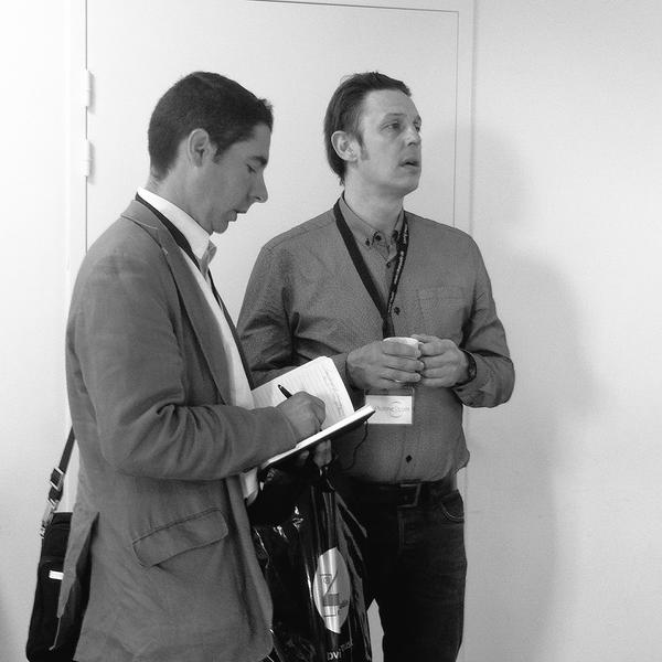 Interview de Franck par les journalistes