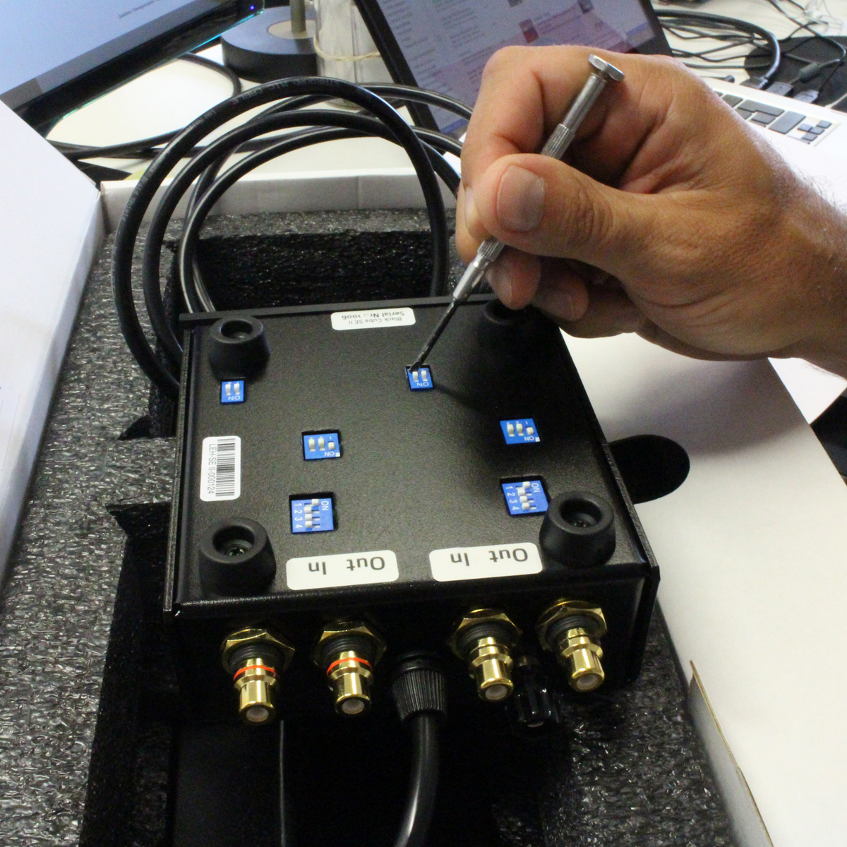 Configuration of a phono preamplifier