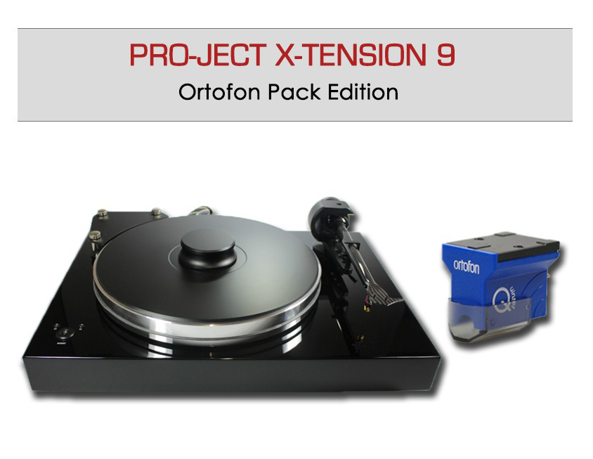 Platine vinyle Pro-Ject X-tension 9 avec la cellule Ortofon Quintet Blue