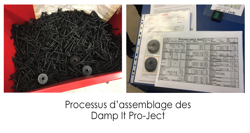 Assemblage des Damp It de la marque Pro-Ject