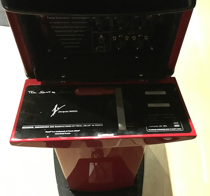 Outils de réglage de l'enceinte Focal Grande Utopia EM 